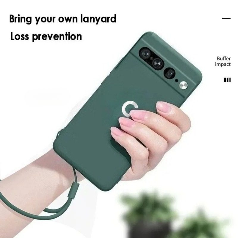 Phone Case - A Premium Wrist Strap Lens Guard with a Soft Flannel Case, Designed for Google for pixel Models 10, 9, 8, 8A, 7, 6 Pro XL, And 7A. This Shock-Resistant And Durable Back Cover Is Suitable for Both Men And Women And Comes with Two Items: - Image 7