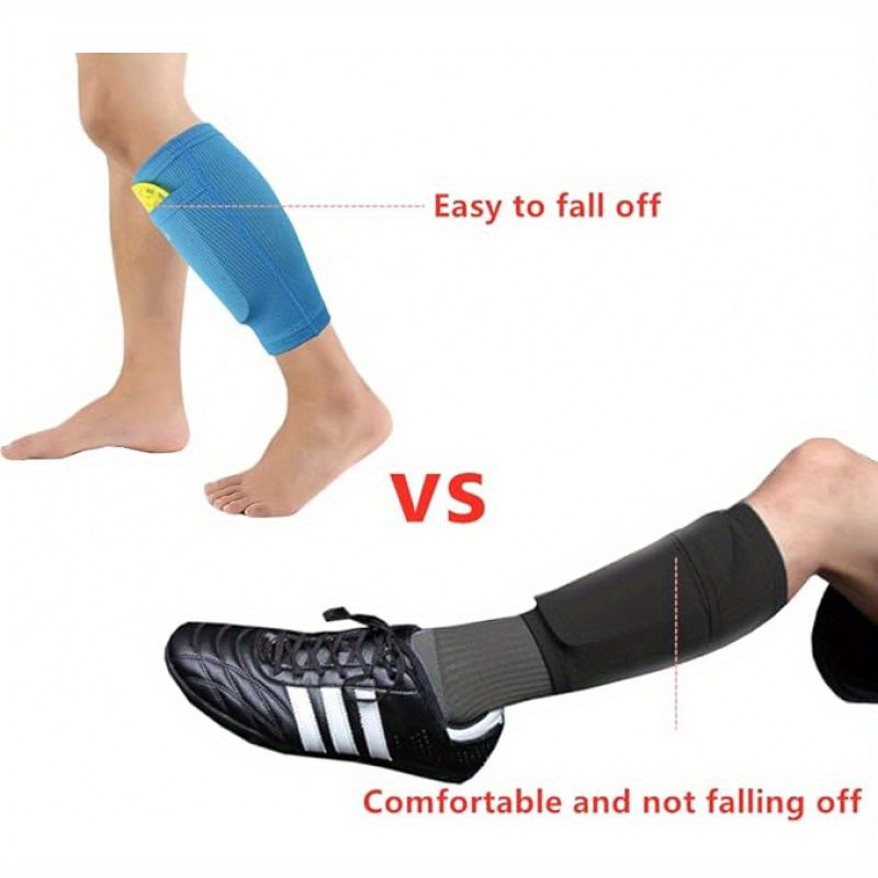 Set of 2 Breathab Shin Seves Designed for Soccer, Featuring a Durab New Sty Avaib in Sizes S, M, And These Extra Roomy Shin Socks Provide for Comfort And Are Ideafor Summer Camps And Agues - Image 8