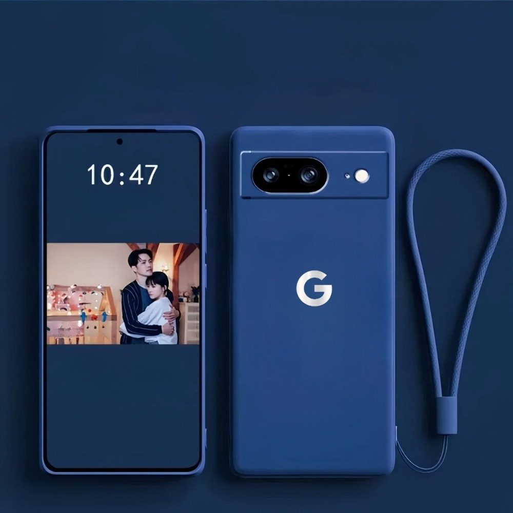 Phone Case - A Premium Wrist Strap Lens Guard with a Soft Flannel Case, Designed for Google for pixel Models 10, 9, 8, 8A, 7, 6 Pro XL, And 7A. This Shock-Resistant And Durable Back Cover Is Suitable for Both Men And Women And Comes with Two Items: - Image 6