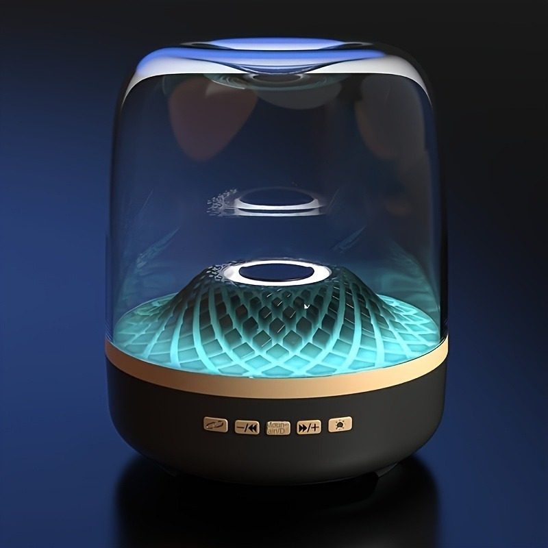 Wireless Home Theater Speaker - USB Rechargeable, Stereo, Diamond Effect Colored Lighting Theme, High-Quality Sound, Immersive Home Entertainment, Portable Wireless Speaker, Ideal Gift for 10 Important Holidays (Father'S Day, Mother'S Day - Image 9