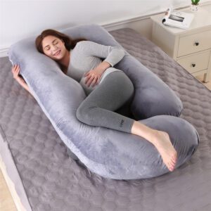 Cool J-shaped Pregnancy Pillow Sleep Mother Support Pregnant Mothers Halloween And Thanksgiving