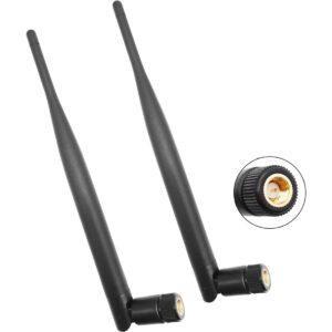 High-Quality 2.4Ghz/5.8Ghz Omnidirectional Duck Antenna, Foldable, 6Dbi High Gain, SMA Male/Female Connector, for Routers & Surveillance
