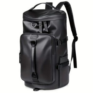 Outdoor Men'S Large Capacity Convenient Backpack And Handbag, Black, Gray Casual Backpack, Multiple Carrying Methods, Suitable for Fitness Travel Multi-Purpose Backpack Ideal Gift