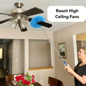 1pc Retractable Mini Fan Brush-Reusable and Washable High Ceiling, Furniture and Car Dust Collector-Multifunctional Cleaning Tool The Perfect Christmas Gift