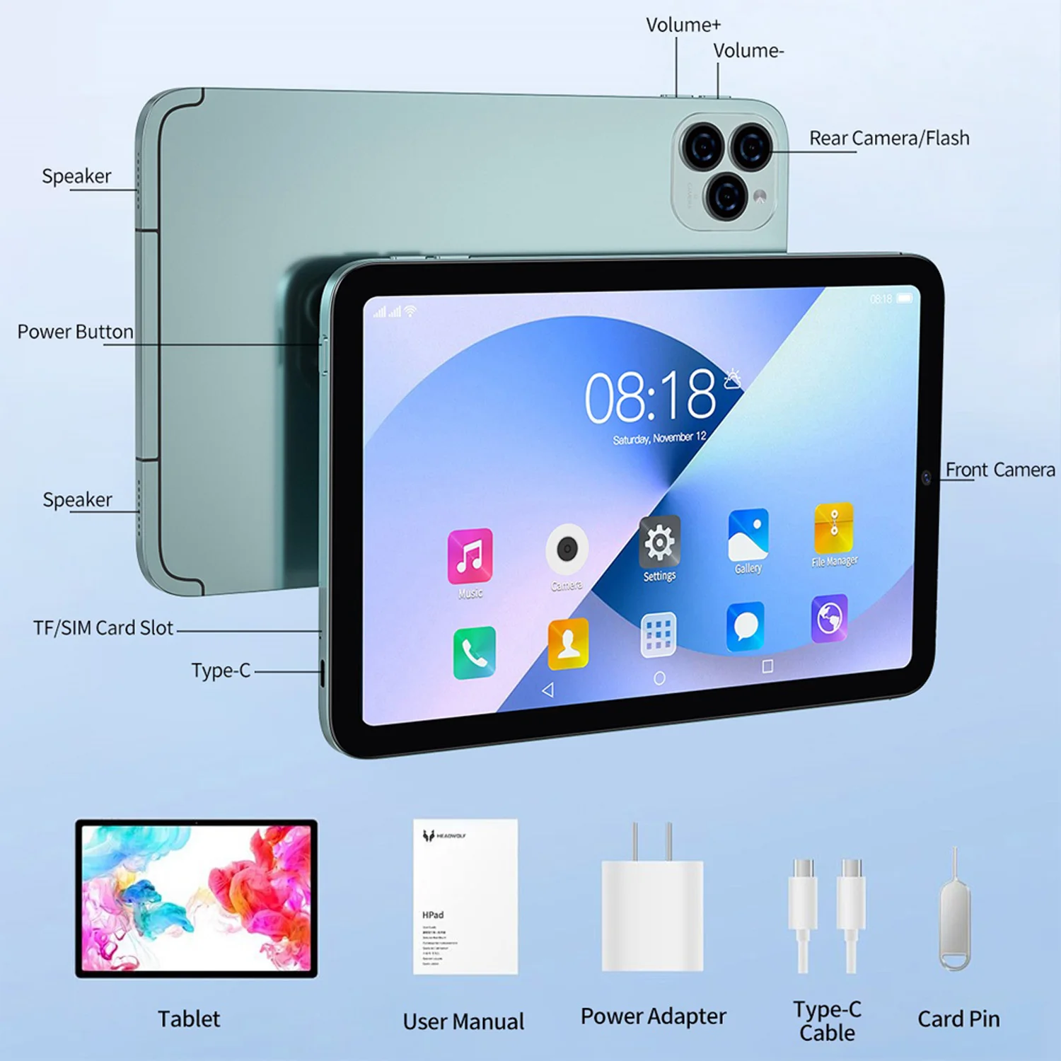 2025 Hot New 10.1 Inch High display tablets Octa Core 12GB+128GB Rom Android 14 Google Play 4G LTE 5G Phone Call Tablet 7000mAh - Image 5