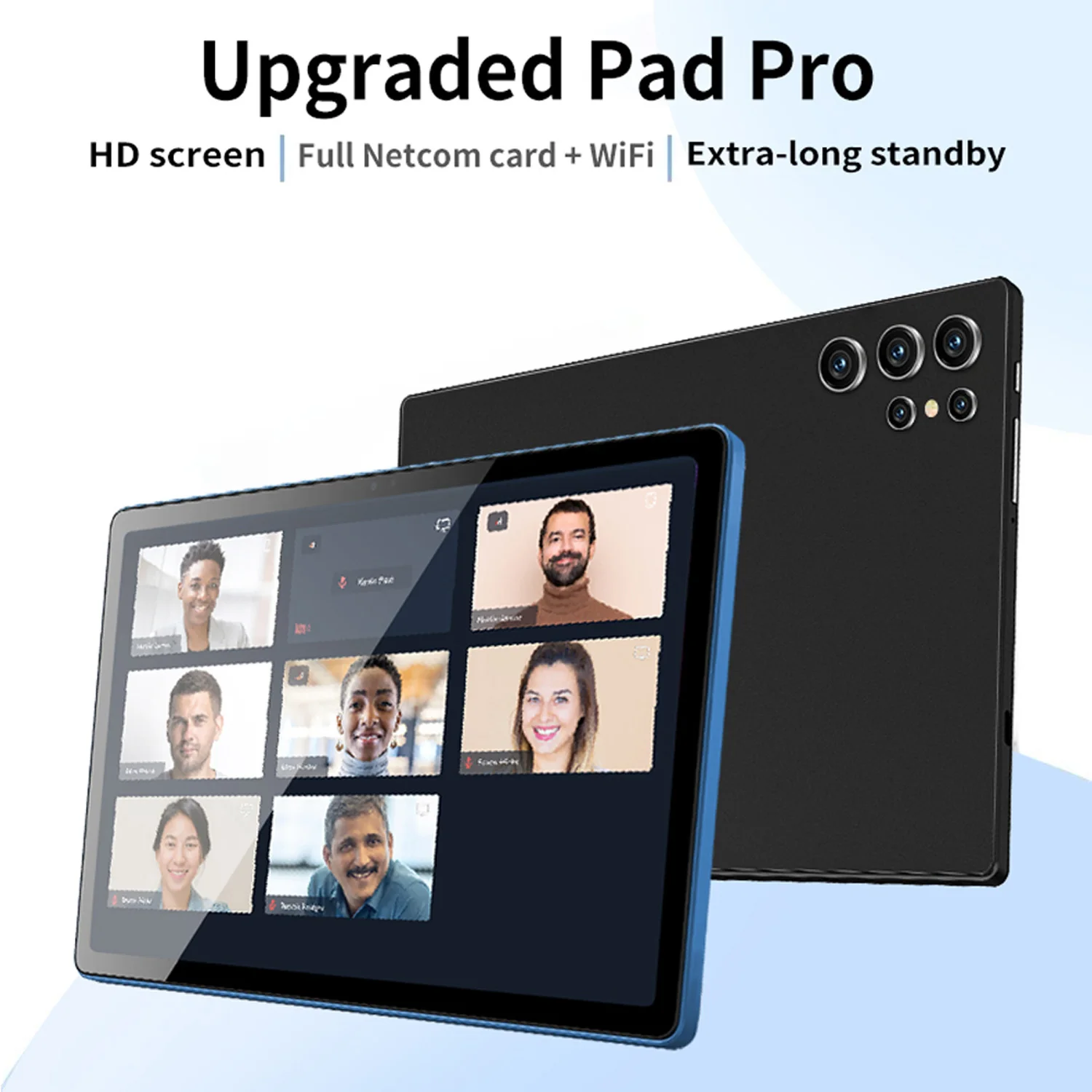 BDF-H39 New Upgraded Version 5G Android Tablets 10.1 Inch Octa Core 6GB+128GB Rom 4G Dual SIM Dual WiFi Education Tablet 6000mAh - Image 2