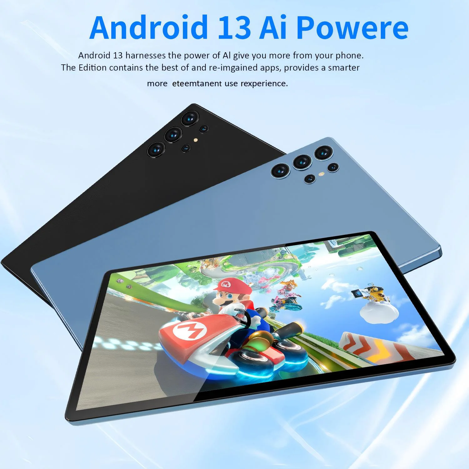 BDF-H39 New Upgraded Version 5G Android Tablets 10.1 Inch Octa Core 6GB+128GB Rom 4G Dual SIM Dual WiFi Education Tablet 6000mAh - Image 6