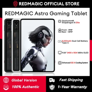 Global Version Redmagic Astra Gaming Tablet NP05J Snapdragon 8 Elite 9.06" OLED 165Hz 2400×1504 13MP 8200mAh Type-C