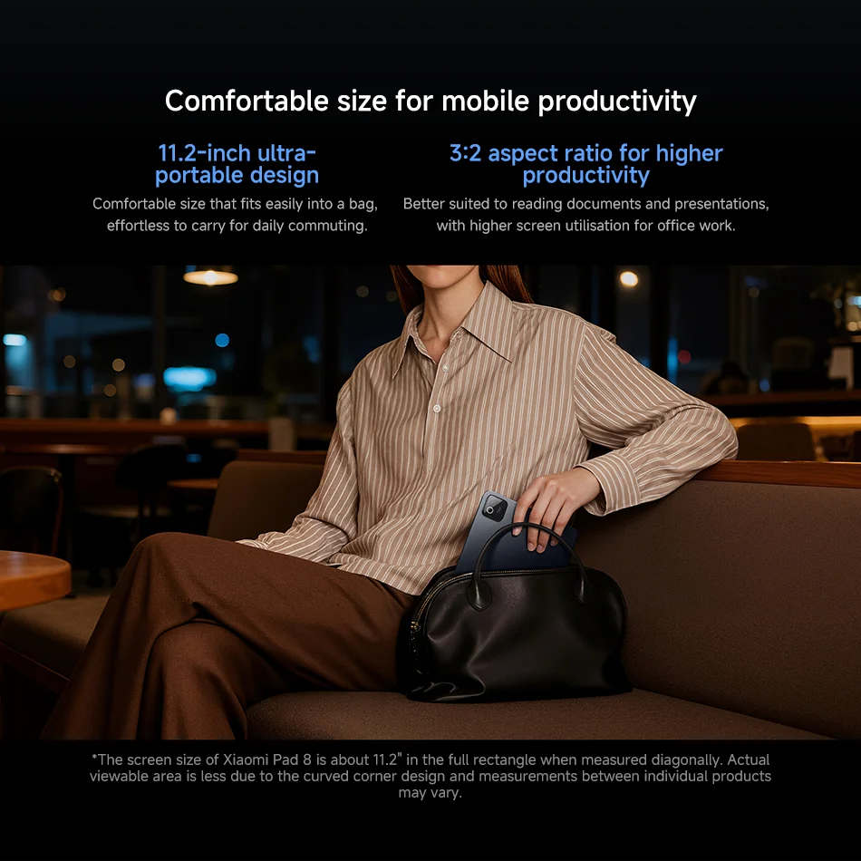 Global Version Xiaomi Pad 8 3.2K 144Hz Display Snapdragon 8s Gen 4 Mi Tablet 9200mAh Battery 45W turbo charging - Image 3