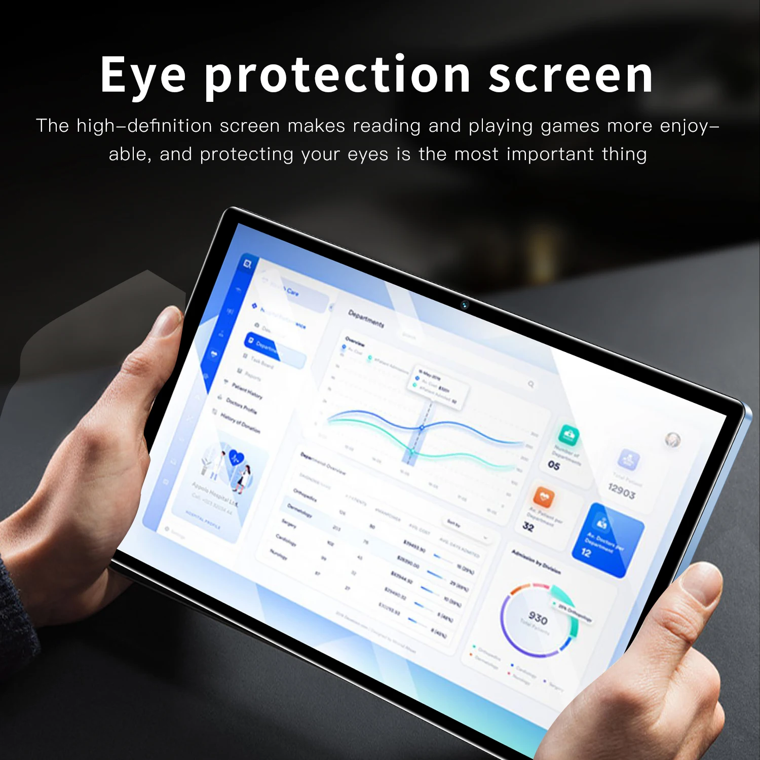 New 10.1 Inch Android Tablet Pc Google Play Octa Core Dual Cameras Dual SIM 3G Phone Call Tablets Bluetooth Wifi 4GB+64GB ROM - Image 5