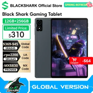 New Black Shark Gaming Tablet Global Version Equipped Qualcomm 8S Gen 3 8.8inch 144Hz 7300 mAh Bluetooth 5.4