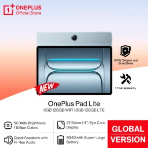 New OnePlus Pad Lite Global Version Tablet 11" Eye Care 90Hz Display Quad Speakers 9340mAh Battery Bluetooth 5.4 OxygenOS 15