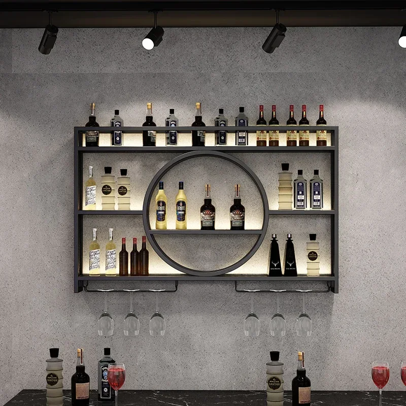 Plane Display Wine Rack Free Standing Modern Wall Liquor Store Gold Wine Rack Display Large Luxury Botellero Vino Decoration - Image 6