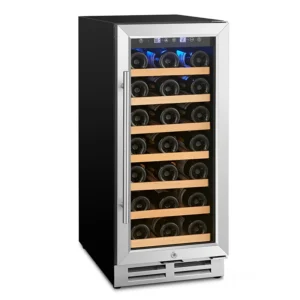 Small Integrated Wine Fridge Humidity Slim Wine Refrigerator Thermoelectric Wine Cabinet for the Cellar