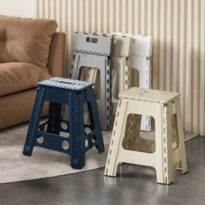 Stool Plastic Folding chair Thickened Household High Spare Sturdy Adult Bathroom Bath Bar Shower Stool Portable home furniture