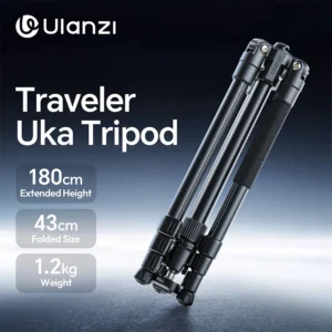 Ulanzi TT53 1.8M Traveler Uka Tripod Lightweight Tripod with UKA Ballhead Camera DSLR Foldable Tripod Support 3KG