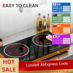 T04 High-power Electric Ceramic Stove Induction Cooker Hotpot Plate Noodle Cooking Furnace Tea Brewing Water Boiler Heater 220V