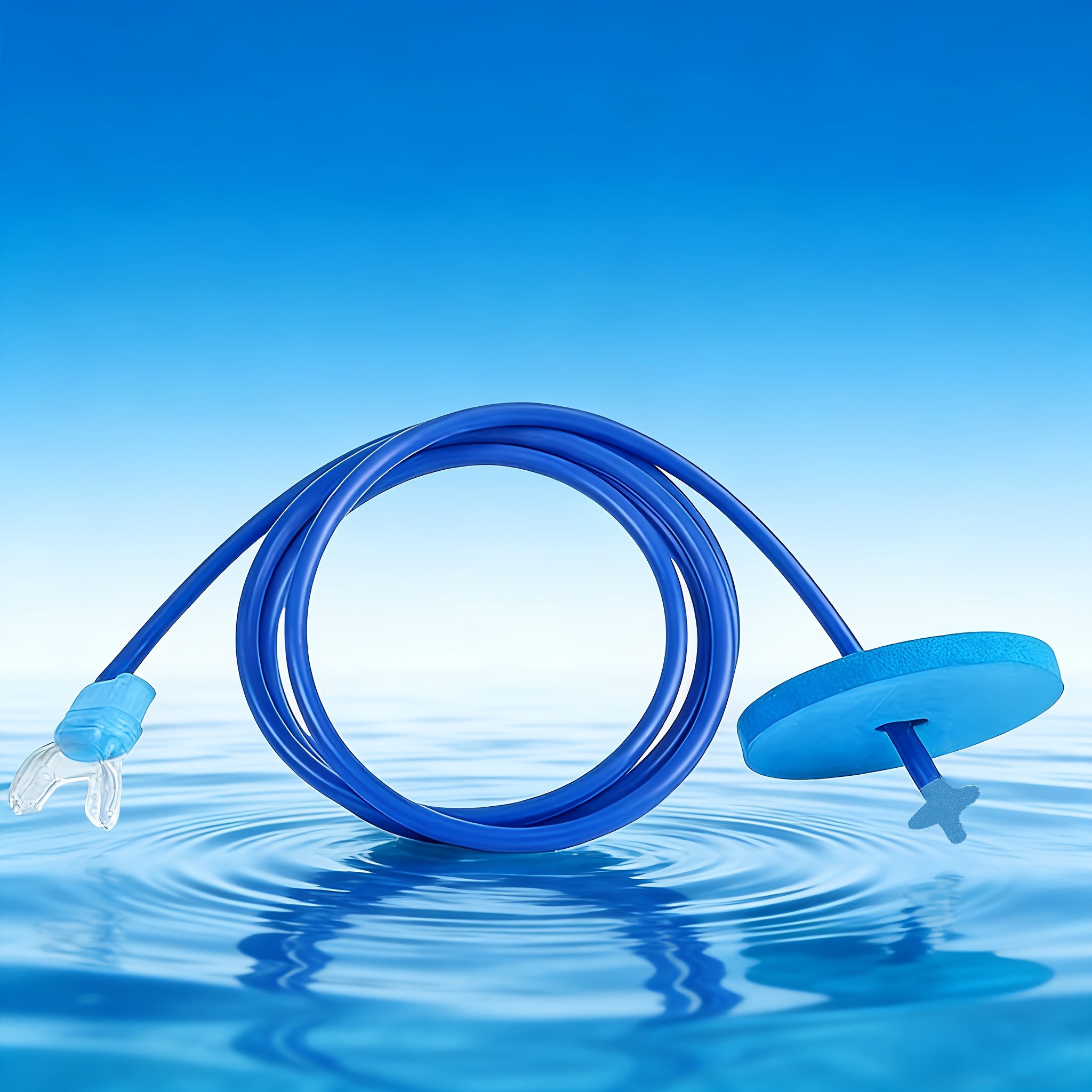 Snorkel, Anti-choking Single/double-head Breathing Apparatus, Underwater Breathing Valve, Silicone Material Oxygen Supply Device for Water Entry, Leak-proof Setup Water Entry Trainer, Deep Water Oxygen Supply Equipment Suitable for Beginner Adults - Image 4