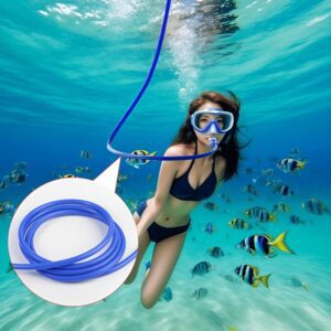 Snorkel, Anti-choking Single/double-head Breathing Apparatus, Underwater Breathing Valve, Silicone Material Oxygen Supply Device for Water Entry, Leak-proof Setup Water Entry Trainer, Deep Water Oxygen Supply Equipment Suitable for Beginner Adults