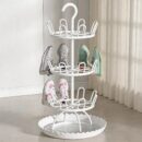 white-shoe-rack-drain-tray-set-2-shoe-cleaning-cloths