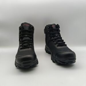 Men's All Terrain Hiking Boots, High Quality Work Boots with Zipper, Breathable Outdoor Shoes for Hiking, Camping, Work