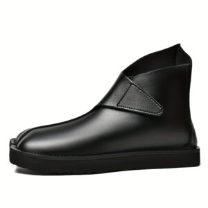 2025 New Handmade Shoes British Style Thick-Soled Chelsea Boots Men'S Trendy Boots Square Toe High-Top Short Boots Large Size Shoes